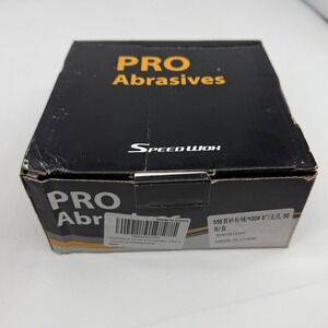 Pack of 50 SPEEDWOX 6" Sanding Discs 100 Grit Dustless Hook and‎ Loop Sandpaper